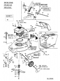 Ersatzteile Raiffeisen Motormäher mit Antrieb RB 53-5 RAS Typ: 12ASQ79U628  (2002) Grasfangsack, Höhenverstellung, Messer