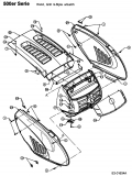 Ersatzteile Edenparc Rasentraktoren EP 180/105 Typ: 13AT489N608  (2004) Motorhaube 9-Style
