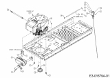 Ersatzteile Troy-Bilt Zero Turn Mustang XP 50 Typ: 17AFCACP011  (2013) Motorzubehör