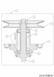 Cub Cadet Ersatzteile Zero Turn RZT 42 17AE2ACG603  (2010) Messerspindel 618-0624A