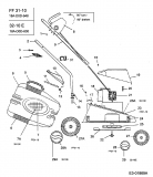 Ersatzteile Golf Elektromäher FF 31-10 Typ: 18A-D0D-648  (2003) Grundgerät