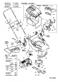 Ersatzteile Turbo Silent Motormäher TS 45 BB Typ: 11D-T44H667  (2004) Grundgerät