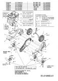 Ersatzteile MTD Motorhacke T 330/50 Typ: 21B-333K602  (2007) Hacksterne, Motor, Räder 