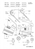 Ersatzteile MTD Elektro Rasenmäher ohne Antrieb 34-11 E Typ: 18B-H0E1600  (2007) Grundgerät 