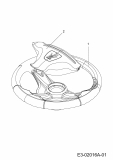 Ersatzteile Yard-Man Rasentraktoren TA 4135 Typ: 13DH474A643  (2007) Lenkrad