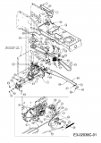 Ersatzteile Gutbrod Rasentraktoren GLX 92 SHL-SK Typ: 13BF516I690  (2008) Fahrantrieb