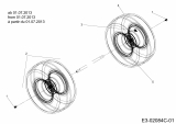 Ersatzteile Black Edition Rasentraktoren 140-92 Typ: 13H2777E615  (2015) Räder hinten 18x9.5 ab 01.07.2013