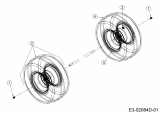 Ersatzteile MTD Rasentraktor DL 92 T Typ: 13I2765E677  (2019) Räder hinten 18x9.5 