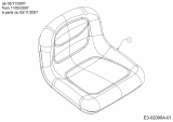 Ersatzteile Edenparc Rasentraktoren EP 165/105 Typ: 13AD489N608  (2005) Sitz ab 05/11/2007