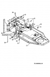 Ersatzteile MTD Rasentraktor RH 125/92 B Typ: 13DC458E600  (2004) Rahmen 