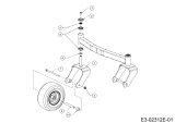 Cub Cadet Ersatzteile Zero Turn XZ5 L137 17AIEACI603 (2020) Vorderachse