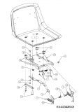 Ersatzteile Gutbrod Rasentraktoren GLX 92 RA Typ: 13ED50GE490  (2011) Sitzträger