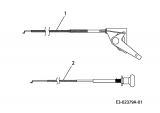 Ersatzteile Yard-Man Rasentraktoren AN 5150 K Typ: 13BI504N643  (2006) Choke- und Gaszug
