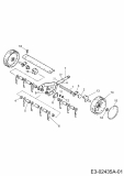 Ersatzteile WOLF-Garten multi-star Rasenpflege UR-M 3 (Vertikutierer) Typ: 3547000  (1996) Grundgerät 