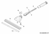 Ersatzteile WOLF-Garten multi-star Reinigungsgeräte EW-M (Fensterwischer) Typ: 3908000  (2017) Grundgerät 