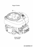 Ersatzteile MTD Rasentraktor Smart RE 130 H Typ: 13HH71KE600  (2014) Motor Briggs & Stratton 