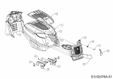 Ersatzteile Verts Loisirs Rasentraktoren VL 96 Typ: 13CH76KF617  (2014) Motorhaube K-Style