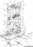 Ersatzteile Silverline Rasentraktoren Silvertrac 107 T/175 Typ: 13HN76KG677  (2018) Mähwerk G (42/107cm)