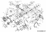 Ersatzteile MTD Benzin Kettensäge GCS 3800/35 Typ: 41AY0460678  (2015) Grundgerät 