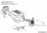 Ersatzteile MTD Rasentraktor Optima LF 130 Typ: 13TH76KF678  (2014) Motorhaube K-Style (Seriennummer ...B...) 