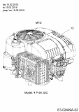 Ersatzteile MTD Rasentraktor 420/38 Typ: 13A2765F308  (2015) Motor MTD bis 15.02.2015 