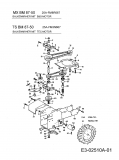 Ersatzteile Merox Balkenmäher MXBM 87-50 Typ: 25A-FM8R667  (2008) Fahrantrieb, Räder