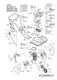 Ersatzteile Bronto Motorhacken OHV-500 Series Typ: 21A-25MI602  (2009) Grundgerät