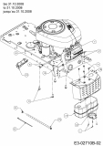 Ersatzteile M Tech Rasentraktoren M 175/107 T Typ: 13AN768G605  (2009) Motorzubehör bis 31.10.2008