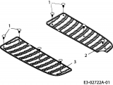 Ersatzteile Verts Loisirs Rasentraktoren VL 96 H Typ: 13CM79TF617  (2011) Trittbrettbelag