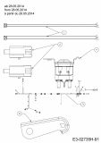 Ersatzteile MTD Rasentraktor 145/96 SD Typ: 13HM765F635  (2014) Elektroteile ab 28.05.2014 