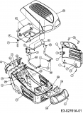 Ersatzteile Raiffeisen Rasentraktoren RMS 714-96 T Typ: 13AH777F628  (2007) Motorhaube 7-Style