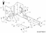 Ersatzteile MTD Rasentraktor 17.5/42 Typ: 13AN775S308  (2017) Mähwerksaushebung 