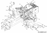 Ersatzteile Massey Ferguson Kompakttraktoren MF 22-28 GC Typ: 54AD64J-695  (2007) Getriebebefestigung, Hinterachse