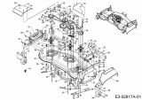 Cub Cadet Ersatzteile Kompakttraktoren HDS 6284 54AD74HD603  (2006) Mähwerk 60/152cm