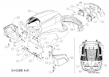 Ersatzteile Massey Ferguson Kompakttraktoren MF 22-28 GC Typ: 54AD64J-695  (2007) Motorhaube C-Style