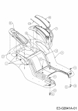 Ersatzteile Massey Ferguson Rasentraktoren MF 42-22 SD Typ: 13AF93GG695  (2014) Sitzwanne
