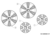 Cub Cadet Ersatzteile Motormäher mit Antrieb LM3 CRC46S 12ABTVSC603  (2017) Radkappen