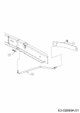 Cub Cadet Ersatzteile Rasentraktoren LTX 1050 13AQ93AP330  (2014) Mähwerksstabilisator