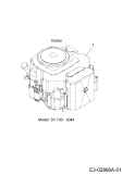 Cub Cadet Ersatzteile Rasentraktoren LGTX 1050 13AS92AP056  (2014) Motor Kohler