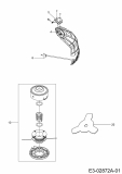 Ersatzteile Mastercut Motorsensen 2026 B Typ: 41AD0UWB659  (2014) Schneidsystem