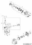 Ersatzteile Mastercut Motorsensen 2033 B Typ: 41AD0UXB659  (2014) Luftfilter, Reversierstarter, Tank, Vergaser