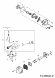 Ersatzteile Mastercut Motorsensen 2043 B Typ: 41AD0UYB659  (2014) Luftfilter, Reversierstarter, Tank, Vergaser
