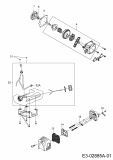Ersatzteile Mastercut Motorsensen 2052 B Typ: 41AD0UZB659  (2014) Luftfilter, Reversierstarter, Tank, Vergaser