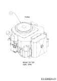 Cub Cadet Ersatzteile Rasentraktoren LTX 1050 13AQ93AP330  (2015) Motor Kohler