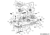 Cub Cadet Ersatzteile Rasentraktoren LTX 1050 KW 13AI93AP330  (2014) Mähwerk P (50/127cm)