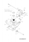 Ersatzteile Massey Ferguson Motormäher mit Antrieb MF 21 SE Typ: 12A-997D695  (2009) Variator