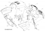 Cub Cadet Ersatzteile Gartentraktoren HDS 3235 14B-692-603  (2008) Motorhaube Cub Cadet 3000 Serie