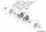 Ersatzteile Massey Ferguson Zero Turn MF 50-22 ZT Typ: 17AI2ACP695  (2007) Fahrantrieb, Räder hinten 18x9,5-8