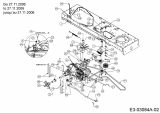 Ersatzteile Massey Ferguson Rasentraktoren MF 38-15 SD Typ: 13AV11CF695  (2007) Fahrantrieb bis 27.11.2006