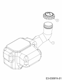Cub Cadet Ersatzteile Gartentraktoren GT 1225 14AI13CP603  (2008) Tank